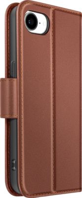 Etui AVIZAR pour iPhone 16e Cuir avec Fonction Stand