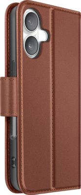 Etui AVIZAR pour iPhone 16 Plus Cuir Fonction Stand