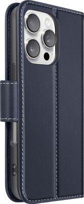 Etui AVIZAR iPhone 16 Pro Max en Cuir Fonction Stand