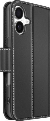 Etui AVIZAR pour iPhone 17 Cuir avec Fonction Stand