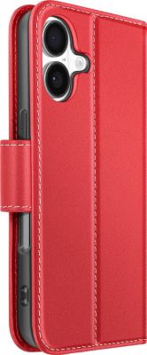 Etui AVIZAR pour iPhone 17 Cuir avec Fonction Stand