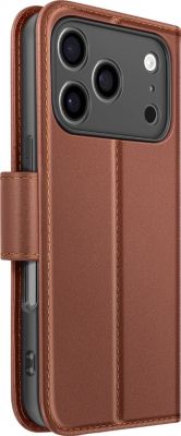 Etui AVIZAR pour iPhone 17 Pro Cuir Fonction Stand