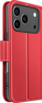 Etui AVIZAR pour iPhone 17 Pro Cuir Fonction Stand