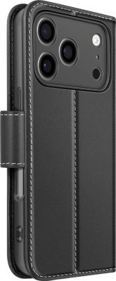 Etui AVIZAR iPhone 17 Pro Max en Cuir Fonction Stand