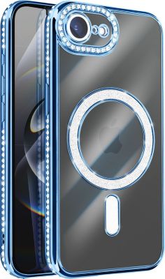 Coque AVIZAR pour iPhone 16e avec Contour Strassé