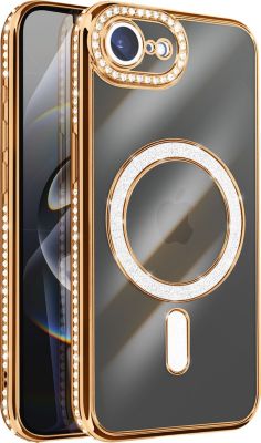 Coque AVIZAR pour iPhone 16e avec Contour Strassé