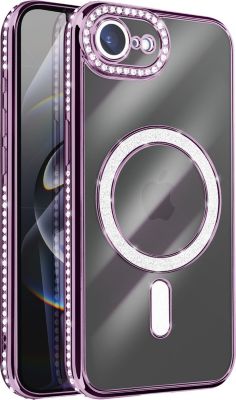 Coque AVIZAR pour iPhone 16e avec Contour Strassé