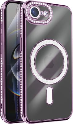 Coque AVIZAR pour iPhone 16e avec Contour Strassé