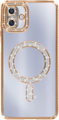 Coque AVIZAR pour Galaxy A07 avec Contour Strassé