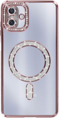 Coque AVIZAR pour Galaxy A07 avec Contour Strassé