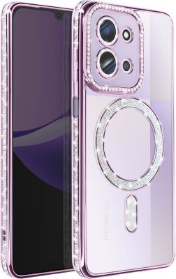 Coque AVIZAR pour Redmi 15C avec Contour Strassé