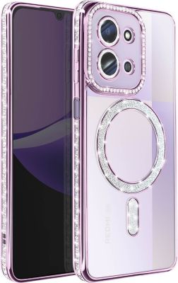 Coque AVIZAR pour Redmi 15C avec Contour Strassé