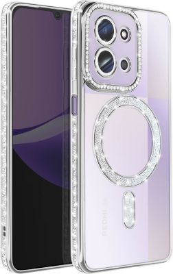 Coque AVIZAR pour Redmi 15C avec Contour Strassé