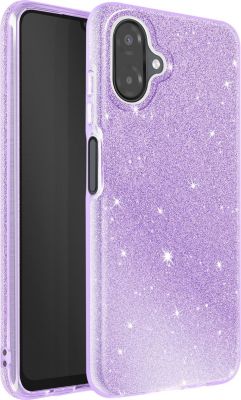 Coque AVIZAR pour Galaxy A07 Bi-Matière Pailletée
