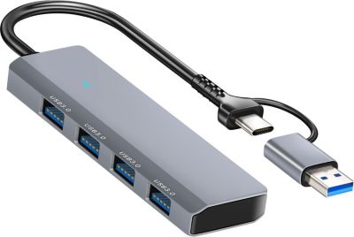 Hub LINQ USB-C USB 4‑en‑1 avec 4x USB 3.0 Rapide