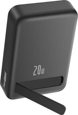 Batterie externe MAX EXCELL MagSafe 10000mAh USB-C avec Béquille