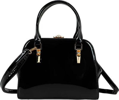 Sac bandoulière GALLANTRY Femme Vernis avec Perles et Bandoulière