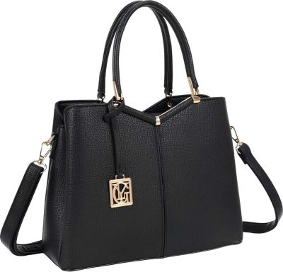 Sac bandoulière GALLANTRY Femme Élisa Effet Grainé avec Pendentif