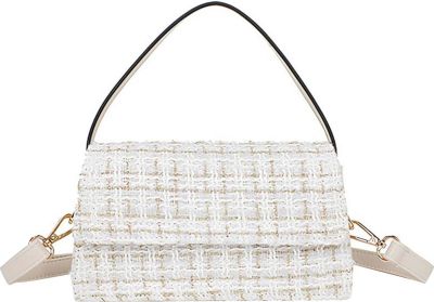 Sac bandoulière GALLANTRY pour Femme Effet Tweed Rabat Aimanté
