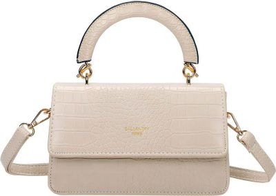 Sac bandoulière GALLANTRY Femme Chic à Effet Croco Poignée Rigide