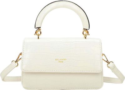Sac bandoulière GALLANTRY Femme Chic à Effet Croco Poignée Rigide