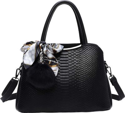 Sac bandoulière GALLANTRY pour Femme Effet Serpent avec Foulard