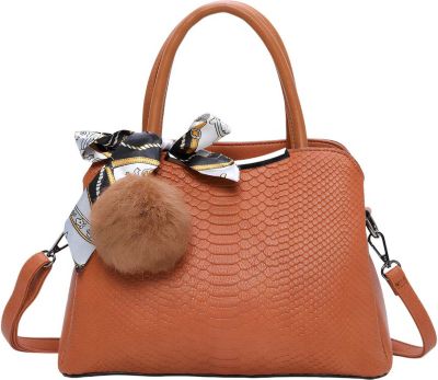 Sac bandoulière GALLANTRY pour Femme Effet Serpent avec Foulard