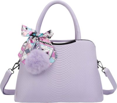 Sac bandoulière GALLANTRY pour Femme Effet Serpent avec Foulard