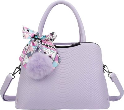 Sac bandoulière GALLANTRY pour Femme Effet Serpent avec Foulard