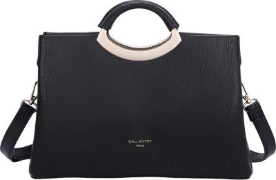 Sac bandoulière GALLANTRY Femme Effet Grainé avec Poignée Rigide