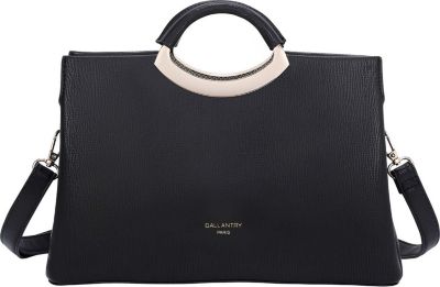 Sac bandoulière GALLANTRY Femme Effet Grainé avec Poignée Rigide