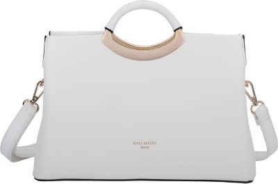 Sac bandoulière GALLANTRY Femme Effet Grainé avec Poignée Rigide