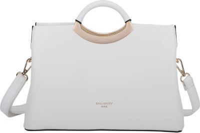 Sac bandoulière GALLANTRY Femme Effet Grainé avec Poignée Rigide