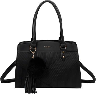 Sac bandoulière GALLANTRY pour Femme Cléo avec Pompon Décoratif