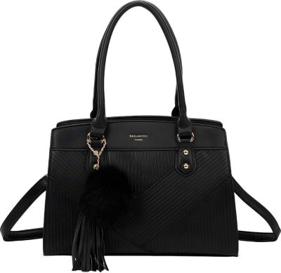 Sac bandoulière GALLANTRY pour Femme Cléo avec Pompon Décoratif