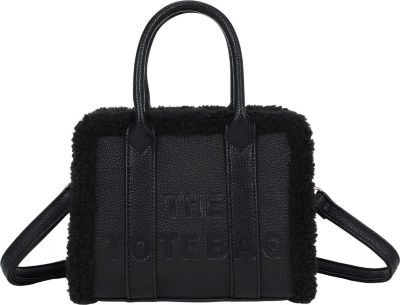 Sac bandoulière AVIZAR Femme THE TOTE BAG Bordures Pelucheuses
