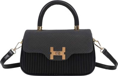 Sac bandoulière GALLANTRY Femme Effet Velours avec Poignée Rigide