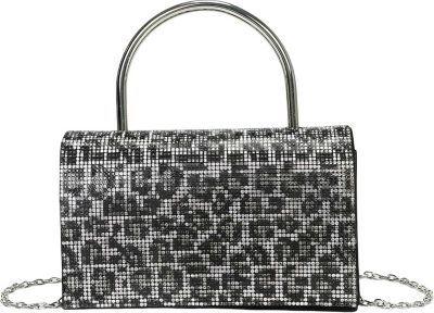 Sac bandoulière AVIZAR pour Femme Revêtement Effet Strass