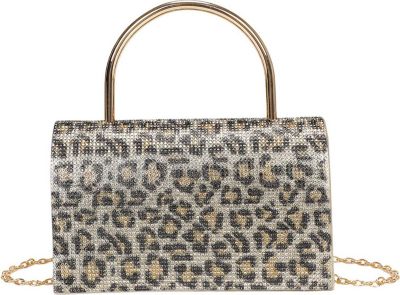 Sac bandoulière AVIZAR pour Femme Revêtement Effet Strass