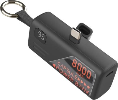Batterie externe LINQ 8000mAh USB-C avec Format Porte-Clé