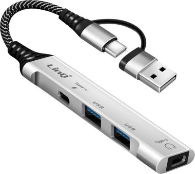 Hub LINQ 4-en-1 avec 2x USB 2.0 et 2x USB-C