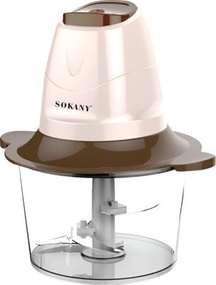 Hachoir SOKANY avec Lame en Acier Inoxydable 2 Vitesses