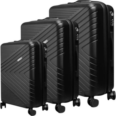 Valise AVIZAR Texturées Chevron Strié avec Serrure TSA