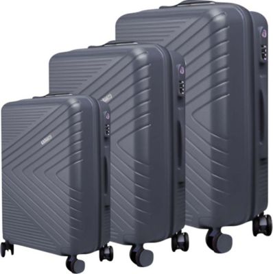 Valise AVIZAR Texturées Chevron Strié avec Serrure TSA