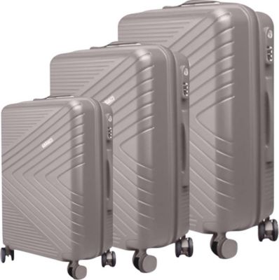 Valise AVIZAR Texturées Chevron Strié avec Serrure TSA