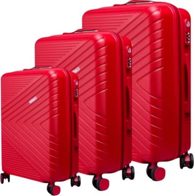 Valise AVIZAR Texturées Chevron Strié avec Serrure TSA