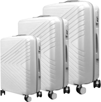 Valise AVIZAR Texturées Chevron Strié avec Serrure TSA