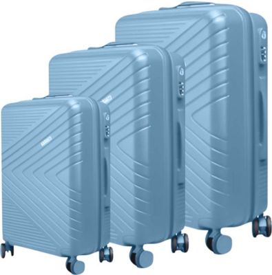 Valise AVIZAR Texturées Chevron Strié avec Serrure TSA