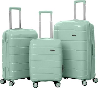 Valise AVIZAR Motif Rainuré Horizontal avec Roulettes