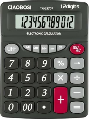 Calculatrice standard AVIZAR Avizar Calculatrice de Bureau 12 Chiffre